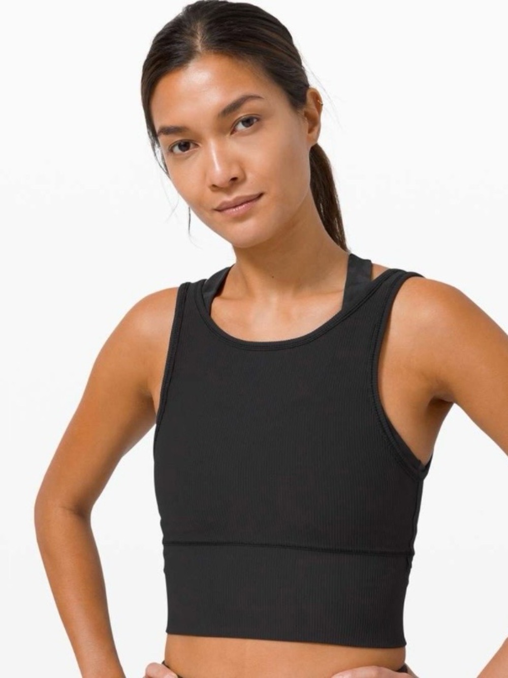 Lululemon Rib power pivot tank